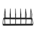 thumbnail image 4 of Euro Kitchen Organizer for Plates, Cutting Boards Bakeware Reusable Containers, and Lids Holder Rack Black, 4 of 8