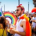 thumbnail image 7 of LINLIN 3 Pcs Rainbow Hand Fans, Foldable Gay Pride Fans, Colorful Paper Gay Fans Pride Stuff Accessories for LGBT Pride Month (Horizontal Striped Rainbow), 7 of 7