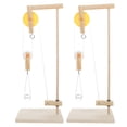 thumbnail image 4 of 2 Sets Physics Kit Crane Shape for Children Students with Durable Materials Wood Plastic Multi Color, 4 of 8