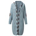 thumbnail image 3 of HCYSFG Womens Patterned Cardigan Sweater Open Front Long Sleeve Longline Loose Fit Textured Knit Casual Everyday Layering Tops, 3 of 4