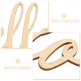 thumbnail image 3 of LEEYNEER 2Pcs Wooden Cutout Hello Words For Home Decor  Minimalist Design Rectangular Shape, 3 of 8