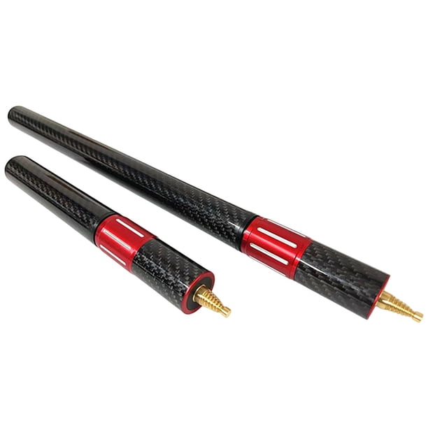 2 extensores de taco de billar telescópicos, duraderos y portátiles, para taco de billar Punta de pagoda