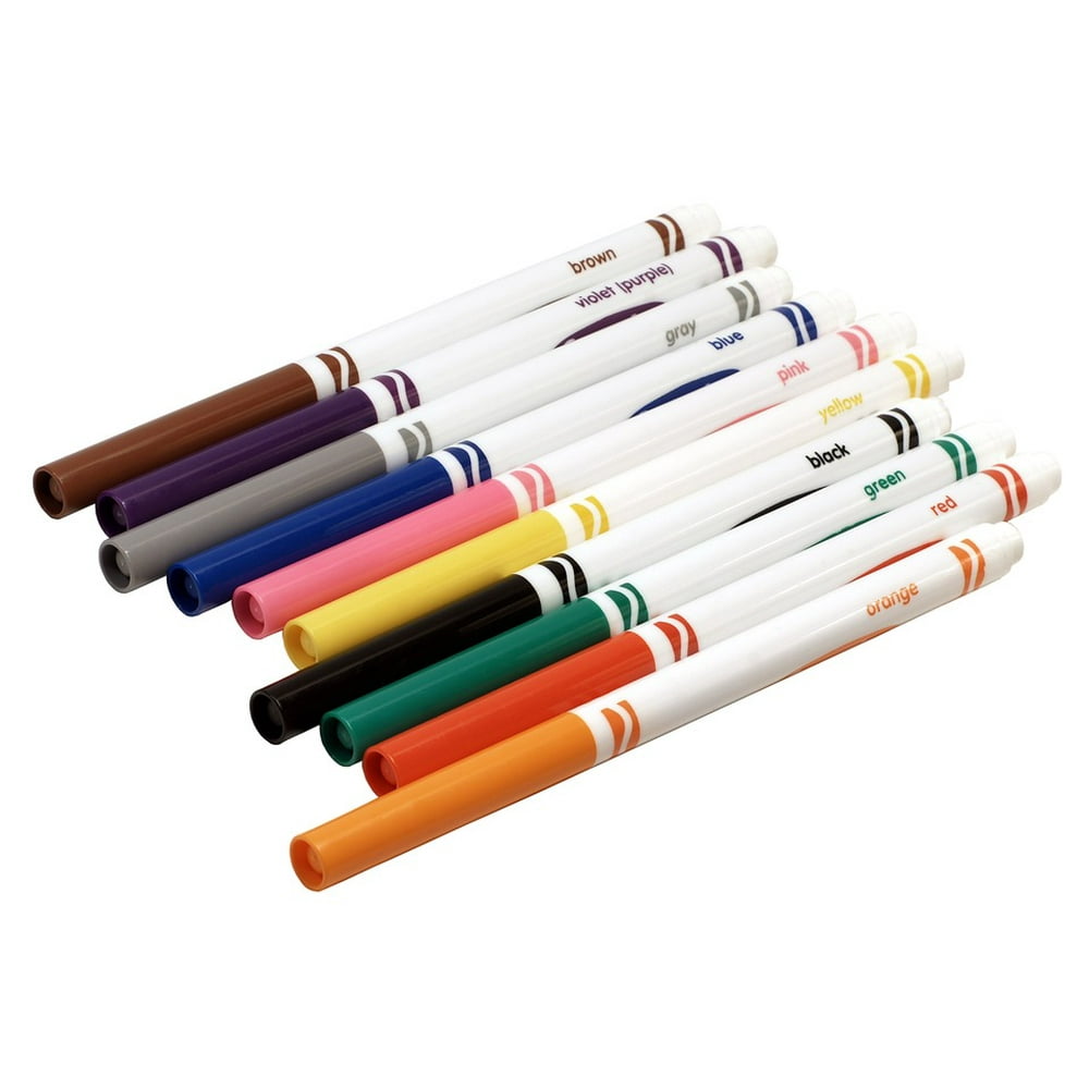 Crayola Felt Pens Colors Markers20 Inch By 30 Inch Laminated Poster