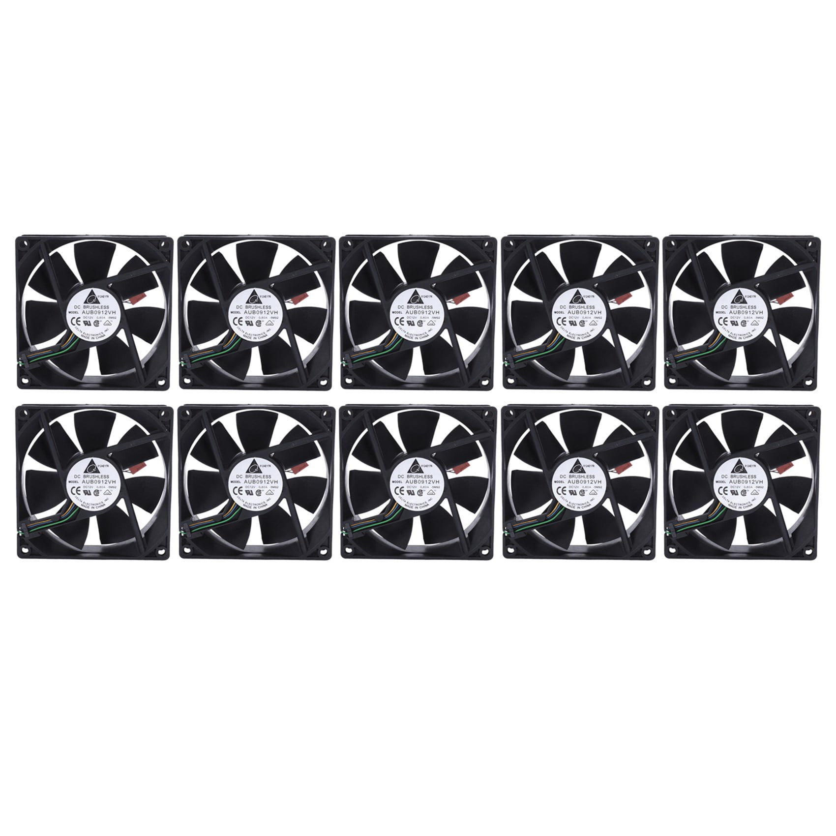 Pack 2 Ventiladores De Refrigeración 90x90x25mm Para PC: Potente Flujo De Aire A 12V Con Conexión 4 Pines