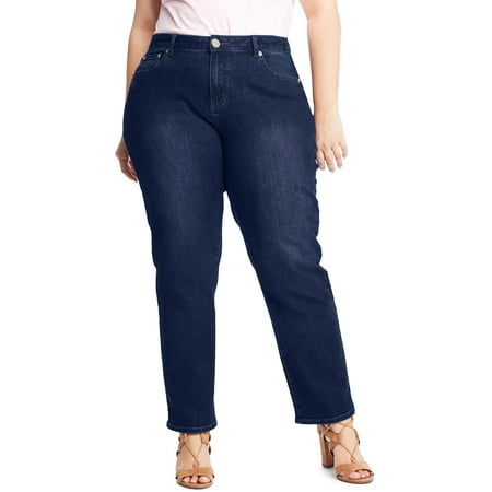 walmart plus size boyfriend jeans for women