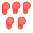 thumbnail image 2 of 5 Piezas de Cubierta Protectora de Rayaduras para Tablero de Instrumentos con Pantalla LCD A Prueba de Agua para Patinete Eléctrico Kaboo, Color Rojo, 2 of 5