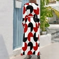 thumbnail image 2 of Geometric Retro Style Black Red White Long Dress sensual sexy dress for women elegant party dresses for women, 2 of 4