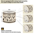 thumbnail image 2 of Linen Drum Lamp Shades Southwestern Bull Skull Geometric Design Cactus Arrows 13" x 13" x 10" Lampshade for Table Lamps Floor Lamps Lamp Shade Replacement Easy Assembly Required, 2 of 8