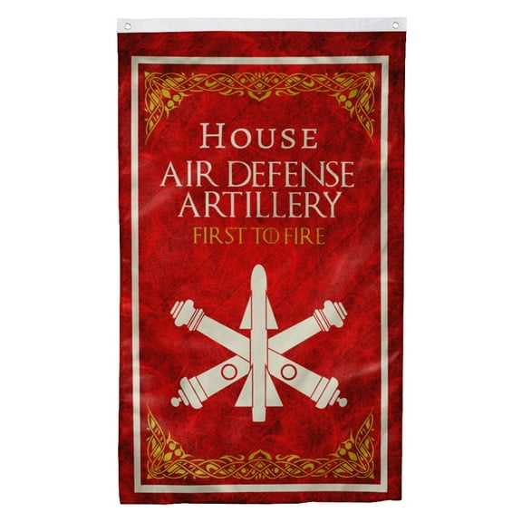 Cayyon House Air Defense Artillery Flag 3x5Feet Military Banner with 2 Brass Grommets