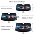 thumbnail image 5 of Basketball Clashing Car Windshield Sun Shade Foldable Car Front Window Visor Heat and UV Protection 55x27.6, 5 of 8