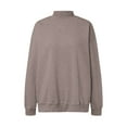 thumbnail image 4 of larppty Womens Oversized Sweatshirts Turtleneck Pullover Long Sleeve Solid Color Tops Fall Fashion Outfits 2025 Clothes (Khaki, 3XL), 4 of 4