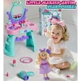 thumbnail image 6 of Toddler Vanity Makeup Table with Mirror and Chair, Toddler Kids Girls Vanity Set for Toddlers Age 3+, 6 of 8
