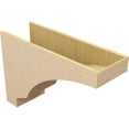 thumbnail image 5 of 12"W x 36"D x 24"H Classic Moab Rough Cedar Woodgrain TimberThane Corbel, Primed Tan, 5 of 6