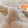 thumbnail image 4 of AUQ Bunny Blanket for Adults,Cozy Plush Blankets for Women,Soft Fuzzy Faux Fur Throw Blankets,Bubble Throw Set for Couch,Chair,Bed,Sofa, 4 of 7