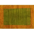 thumbnail image 1 of Ahgly Company Indoor Rectangle Abstract Yellow Contemporary Area Rugs, 8' x 10', 1 of 4