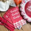 Packed Party "Extra Thankful" 4" x 8" 20 ct. Disposable Guest Towels
