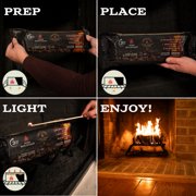 Pine Mountain Dark Roast Coffee Scented Fire Log, Single Log
