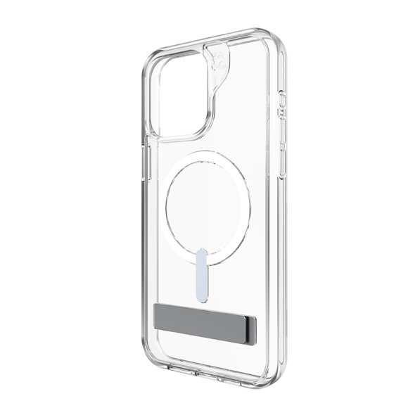 Funda Crystal Palace ZAGG Transparente para iPhone 15 Pro Max gris