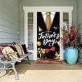 thumbnail image 2 of 35.4x70.8 Inches Happy Father''s Day Door Cover Banner Black Suit Tie Gifts Porch Sign Hanging Backdrop Party Supplies Indoor Outdoor Family Celebrations Wall Front Door Home Decor, 2 of 6