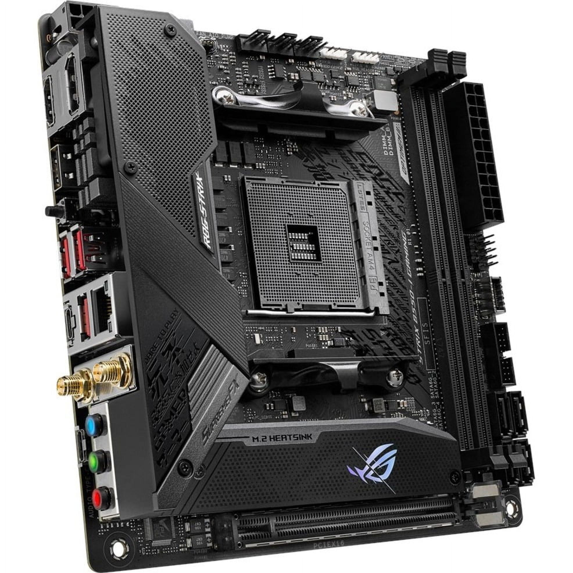 Asus ROG Strix B550-I GAMING Desktop Motherboard, AMD