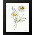 thumbnail image 2 of Nai, Danhui 15x18 Black Modern Framed Museum Art Print Titled - Bees and Blooms Flowers II, 2 of 5