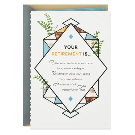 Hallmark Retirement Card from All (Wonderful for You)