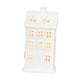 thumbnail image 4 of Lámpara LED hueca de cerámica con forma de casa, ideal como decoración de mesa para bodas. A, 4 of 9