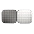 thumbnail image 7 of Balery 2 Piece Houndstooth Black And White Car Windshield Sun Shade|Foldable Front Windshield Shade for Car Front Window for Most Sedans SUV Truck-Medium, 7 of 7