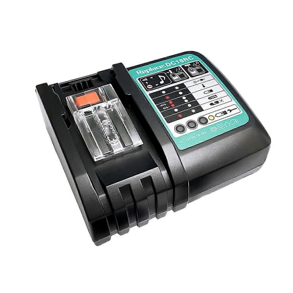 Replacement 14.4V-18V 5.0Ah Akku Charger for Makita Grass Trimmer DUR181Z Hedge Trimmer EU Plug DC18RC 3A (with USB)
