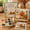 A002- Pumpkin, variant on Halloween Sea Glass Art Craft Kit for Adults Fall Decor Indoor Crafting Set with All Supplies for Diy Home Wall Art