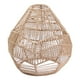 thumbnail image 1 of Pantalla de lámpara colgante Boho, cuerda de papel, decoración de ratán, cubierta de araña tejida para Medio, 1 of 9