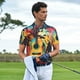 thumbnail image 3 of Fotbe World Map Guitar Illustration Camiseta Polo de Golf para Hombre con Estampado – Camisa Deportiva Transpirable con Cuello Abotonado-Large, 3 of 6