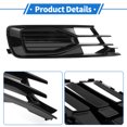 thumbnail image 4 of 1pc Car Front Right Fog Light Grill for Audi A6 C7 2014-2018 No.4G0807681AD ABS Black, 4 of 7