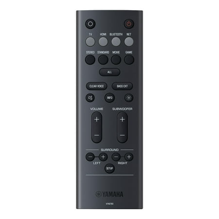 Yamaha - TRUE X BAR 50A Soundbar with Dolby Atmos, Wireless Subwoofer and Alexa Built-in - Black