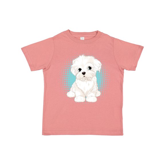 Inktastic Maltese Puppy Dog Boys or Girls Toddler T-Shirt