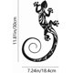 thumbnail image 2 of Metal Gecko Wall Decor - 30*18.4cm - for Patio, Garden, Restaurant, Home, Office, 2 of 4