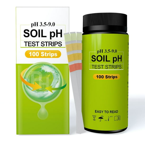 Papel De Prueba De PH, Tira De Prueba De PH Del Suelo De Alta Precisión Para Vegetales Para Césped Para Jardín
