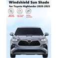 thumbnail image 2 of Parasol para parabrisas LEIMINMAOYI para Toyota Highlander 2020-2025, 2 of 7