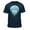 Blue, variant on Teelocity Bob Ross Sunset Fill Graphic T-Shirt (Medium - Standard Fit, Black)
