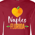 thumbnail image 4 of Inktastic Naples Florida Orange in Heart Long Sleeve T-Shirt, 4 of 5