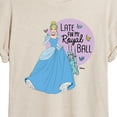 thumbnail image 3 of Disney Princess - Late For My Ball - Juniors Ideal Flowy Muscle T-Shirt, 3 of 5