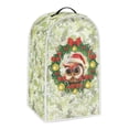 thumbnail image 2 of HELLHERO Christmas Owl Floral Pattern Dust Cover for Polyester Easy to Install with Lightweight, 2 of 6