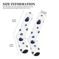 thumbnail image 2 of Compression Socks For Women And Men - Blueberry Print Berries Compression Socks Circulation For Workout, 2 of 2