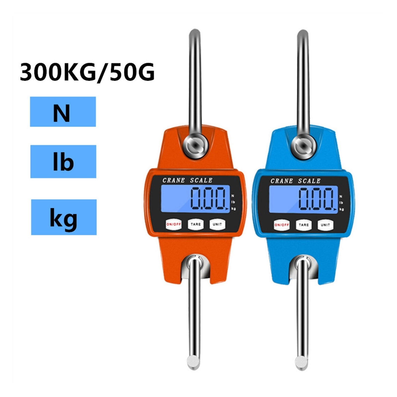 300kg/50g Mini Crane Scales Hook Scale Electronic Balance Industrial Loop Weight Balance Heavy Duty Hanging Kitchen Weighing ,Easy Use