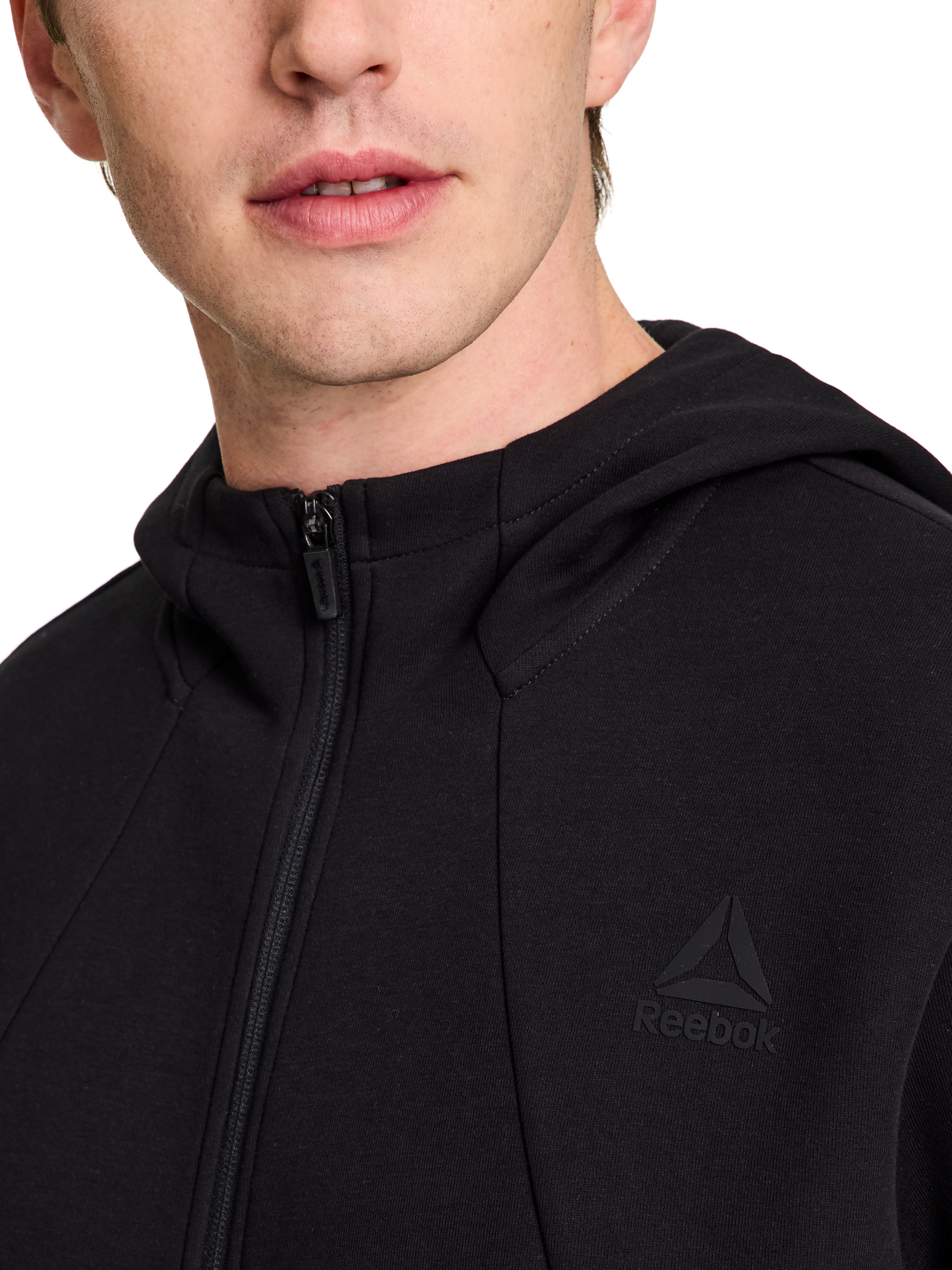 Reebok Men's Momentum Fleece Full-Zip Hoodie photo 3