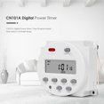 thumbnail image 4 of CN101A Temporizador Digital Relé Controlador Interruptor Tiempo Programable 7 Días (220 V), 4 of 8