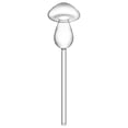 thumbnail image 3 of Glass Plant Watering Globes,Automatic Watering Bulbs for Indoor Plants,Self Watering Globes Mushroom Shape,Plant Watering Devices,Self Watering Planter Insert for Home Garden(C), 3 of 9