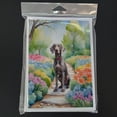 thumbnail image 3 of Weimaraner Spring Path Greeting Cards Pack of 8 7 in x 5 in, 3 of 3