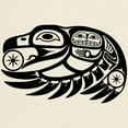 thumbnail image 3 of CafePress - Raven Native American Design Light T Shirt - Men's Classic Graphic T-Shirt, 3 of 4