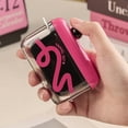 thumbnail image 1 of Portable Floss Pick Dispenser Case with 50 Refillable High-Strength Floss Picks, Hygienic Touch-Free Automatic Eject, Compact Travel Tooth Floss Storage Box, 1 of 6